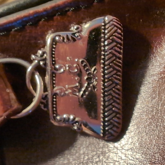 Vintage Brown /Black Faux Snakeskin Leather Marc Chantal MC Shoulder Bag. - Picture 16 of 16